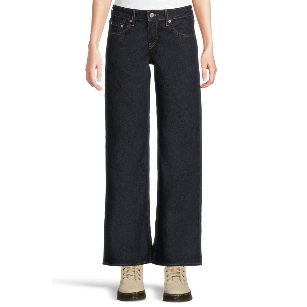 NWT Levi's Women Low Loose Wide Leg Jeans Dream Nice Dreams 24x32